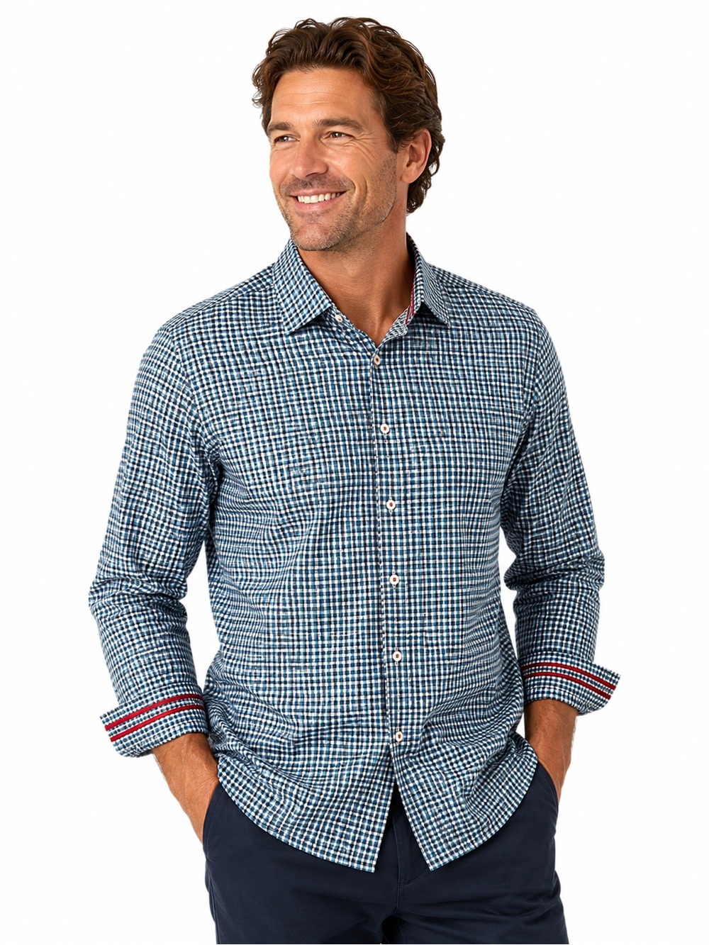 Robert Graham Modern
American 2XL
Tailored Fit Check Button Down Shirt